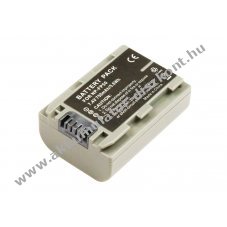 Helyettes�t� Akkumul�tor Sony NP-FP50 7,4V 750mAh 5,6Wh s�t�t sz�rke Li-ion