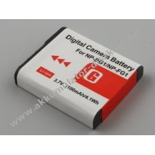 Helyettes�t� Akkumul�tor Sony NP-BG1 NP-FG1 3,7V 1100mAh 4,1Wh id�kijelz� Li-ion