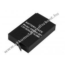 Helyettes�t� Akkumul�tor GoPro Fusion 3,8V 2620mAh 10,0Wh Li-ion