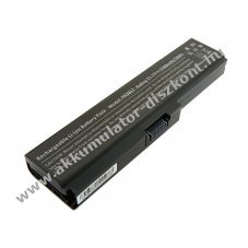 Helyettes�t� Akkumul�tor Toshiba Sat L750-065 11,1V 5200mAh 58,0Wh fekete Li-ion