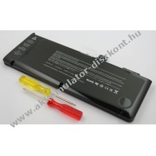 Helyettes�t� Akkumul�tor A1382 MacBook Pro 15.4 A1286 10,95V 7077mAh 77,5Wh be�p�tett Li-Polymer