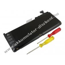 Helyettes�t� Akkumul�tor A1331 MacBook Pro 17 A1342 10,95V 5800mAh 63,5Wh be�p�tett Li-Polymer