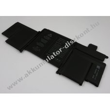 Helyettes�t� Akkumul�tor A1493 Macbook Pro 13 A1502 (late 2013) 11,34V 6330mAh 71,8Wh Li-Polymer