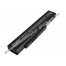 Helyettes�t� Akkumul�tor MSI CX640/CR640 11,1V 5200mAh 58Wh fekete Li-Ion