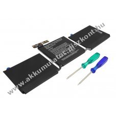 Helyettes�t� Akkumul�tor A1713 MacBook Pro 13 A1708 11,4V 4781mAh 54,5Wh be�p�tett Li-Polymer