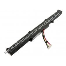Helyettes�t� Akkumul�tor ASUS N552 N752 A41-N1501 14,8V 2600mAh 38,0Wh be�p�tett Li-ion