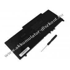 Helyettes�t� Akkumul�tor Dell Latitude E5470 E5570 7,6V 8155mAh 62,0Wh be�p�tett Li-Polymer