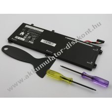 Helyettes�t� Akkumul�tor Dell XPS 15 9550 Precision M5510 11,4V 4865mAh 56Wh be�p�tett Li-Polymer