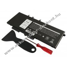 Helyettes�t� Akkumul�tor Dell Latitude 5480/5490 7,6V 8950mAh 68Wh be�p�tett szersz�mokkal Li-Polymer