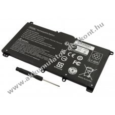 Helyettes�t� Akkumul�tor laptop HP Pavilion 15-CC 11,55V 3630mAh 42Wh Li-Polymer