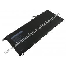 Helyettes�t� Akkumul�tor Dell XPS 13 (9350) 7,6V 7369mAh 56Wh be�p�tett, szersz�m n�lk�l Li-Polymer