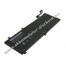 Helyettes�t� Akkumul�tor Dell XPS 15 (9550) 11,4V 4910mAh 56Wh be�p�tett, szersz�mok n�lk�l Li-Polymer