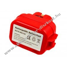 Helyettes�t� Akkumul�tor Makita 9100 9,6V 3000mAh 28,8Wh piros NiMH