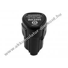 Helyettes�t� Akkumul�tor Worx WX382.8 12V 2000mAh 24,0Wh fekete Li-ion