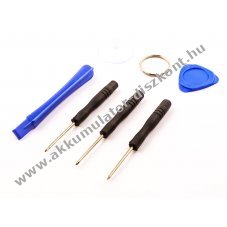 Szersz�mk�szlet iPhone-hoz (Tri-Wing 0.6x25.0mm, Pentalobe, keresztcsav., tapad�korong, 2x plectrum)
