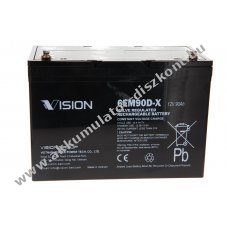 Vision 6FM90DX 12V 90Ah z�rt �lomakku SLA