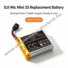 Helyettes�t� mikrofon Akkumul�tor DJI Mic Mini 2S BSX203-185-3.91 180mAh 0.7Wh 3.91V