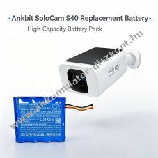 Helyettes�t� biztons�gi kamera Akkumul�tor Eufy T81241W1 INR18650F1L 10400mAh 38.48Wh Li-ion 3.7V