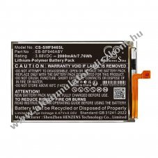 Helyettes�t� telefon Akkumul�tor Samsung Galaxy Z Fold5 5G EB-BF946ABY 2000mAh 7.76Wh 3.88V