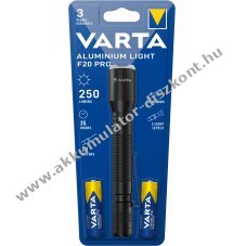 Varta alum�nium Light F20 Pro 2xAA elemekkel egy�tt