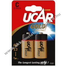 Ucar Gold LR14 C (b�bi m�ret) 2db/csomag alk�li elem