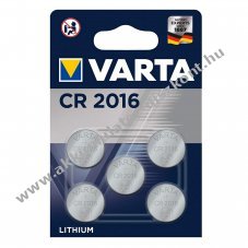 Varta CR2016 3V 5db/csomag gombelem l�tium