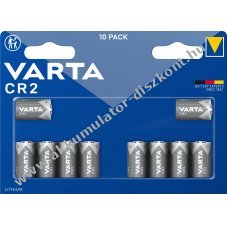 Varta Foto l�tium CR2 elem 10db/csomag