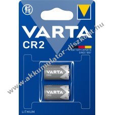 Varta Foto CR2 2db/csomag elem l�tium
