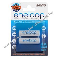 Sanyo Eneloop AA Mignon ceruza Akkumul�tor 1.2V 2000mAh 2db/csomag NiMH