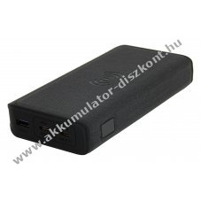 VTPro Powerbank Stark 2.0 PD100W 20000mAh QI vezet�k n�lk�li t�lt�s 2xUSB-C 1xUSB-A
