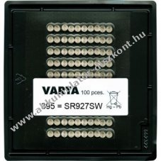 Varta V395 gombelem ez�st-oxid 100db/�mlesztett kiszerel�s