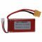 Helyettesítő modell / RC Akku 7.4V, Li-Polymer, 1600mAh, XT60-csatlakozó Helyettesítő modell / RC Akku 7.4V, Li-Polymer, 1600mAh, XT60-csatlakozó