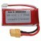 Helyettesítő modell / RC Akku 11.1V, Li-Polymer, 1200mAh, XT60 csatlakozó, 63mm x 29mm x 30mm Helyettesítő modell / RC Akku 11.1V, Li-Polymer, 1200mAh, XT60 csatlakozó, 63mm x 29mm x 30mm