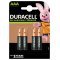 Duracell jratlthet AAA Akkumultor HR03, DX2400 900mAh 4db/csomag