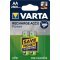 Varta 5716 HR6 AA Mignon tlthet ceruza elem, Akkumultor 2600mAH R2U 2db/csom.