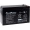 FirstPower lom zsels Akkumultor FP1270 VdS 12V 7Ah kompatibilis Panasonic tpus LC-R127R2PG1