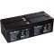 4db FirstPower lom zsels Akkumultor helyettesti Panasonic LC-R127R2PG 12V 7Ah