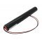Vészvilágítás Akkumulátor, Ni-Cd, 4.8V, 4500mAh, L1x4, Mono D, 20 cm vezetékkel Vészvilágítás Akkumulátor, Ni-Cd, 4.8V, 4500mAh, L1x4, Mono D, 20 cm vezetékkel