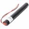 Vészvilágítás Akkumulátor, Ni-Cd, 4.8V, 1800mAh, L1x4, Sub-C Akkumulátorpakk, 20 cm vezetékkel Vészvilágítás Akkumulátor, Ni-Cd, 4.8V, 1800mAh, L1x4, Sub-C Akkumulátorpakk, 20 cm vezetékkel