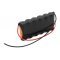 Vészvilágítás Akkumulátor, Ni-MH, 7.2V, 2100mAh, F1x6 Akkumulátorpakk, A, 20 cm vezetékkel Vészvilágítás Akkumulátor, Ni-MH, 7.2V, 2100mAh, F1x6 Akkumulátorpakk, A, 20 cm vezetékkel