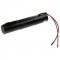 Vészvilágítás Akkumulátor, Ni-Cd, 3.6V, 1600mAh, L1x3 Sub-C Akkumulátorpakk, 10 cm vezetékkel Vészvilágítás Akkumulátor, Ni-Cd, 3.6V, 1600mAh, L1x3 Sub-C Akkumulátorpakk, 10 cm vezetékkel