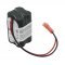Vészvilágítás Akkumulátor, Ni-MH, 4.8V, 1100mAh, F2x2 Mignon AA Akkumulátorpakk, 15 cm vezeték, Faston csatlakozó Vészvilágítás Akkumulátor, Ni-MH, 4.8V, 1100mAh, F2x2 Mignon AA Akkumulátorpakk, 15 cm vezeték, Faston csatlakozó