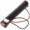 Vészvilágítás Akkumulátor, Ni-Cd, 3.6V, 1800mAh, L1x3 Sub-C Akkumulátorpakk, 20 cm vezeték, csatlakozó Vészvilágítás Akkumulátor, Ni-Cd, 3.6V, 1800mAh, L1x3 Sub-C Akkumulátorpakk, 20 cm vezeték, csatlakozó