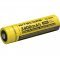 Nitecore Li-Ion Akku tpus 18650 3400mAh NL1834 IC vdelem zseblmpa, elemlmpa, fejlmpa top button