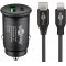 Dual USB autós gyorstöltő készlet Lightning töltőfej és kábel (27 W) - A készlet erejéig! Dual USB autós gyorstöltő készlet Lightning töltőfej és kábel (27 W) - A készlet erejéig!