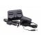 Helyettesítő hálózati dupla akkumulátor töltő Panasonic CGA-S007, CGA-DU07 Helyettesítő hálózati dupla akkumulátor töltő Panasonic CGA-S007, CGA-DU07