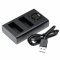 Dupla USB akkumultor tlt  Panasonic DMW-BLG10