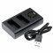 Dupla USB akkumulátor töltő Panasonic DMW-BLG10 Dupla USB akkumulátor töltő Panasonic DMW-BLG10