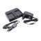 vhbw Dupla akkumulátor töltő Sony NP-FM50, NP-F550 vhbw Dupla akkumulátor töltő Sony NP-FM50, NP-F550