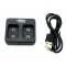 Dupla hálózati adapter 9V Block Akku Li-ion, Ni-MH, Ni-CD Dupla hálózati adapter 9V Block Akku Li-ion, Ni-MH, Ni-CD